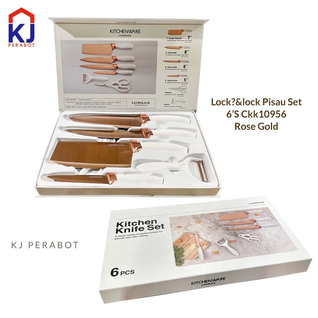 Jual KJ Perabot - Lock&Lock Pisau Set | Shopee Indonesia