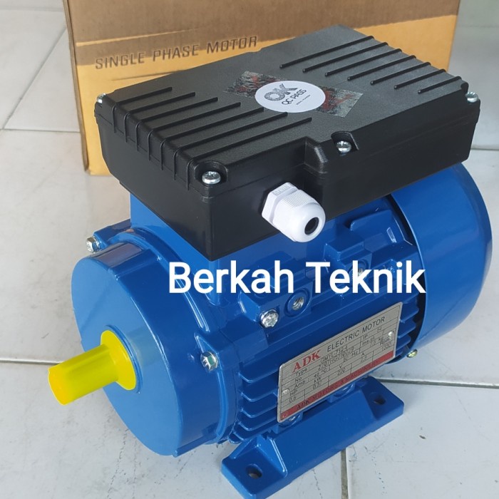 Jual >>>>>] Dinamo Elektro Motor ADK 1/2 HP 0,5 HP 1400 Rpm 1 Phase ...