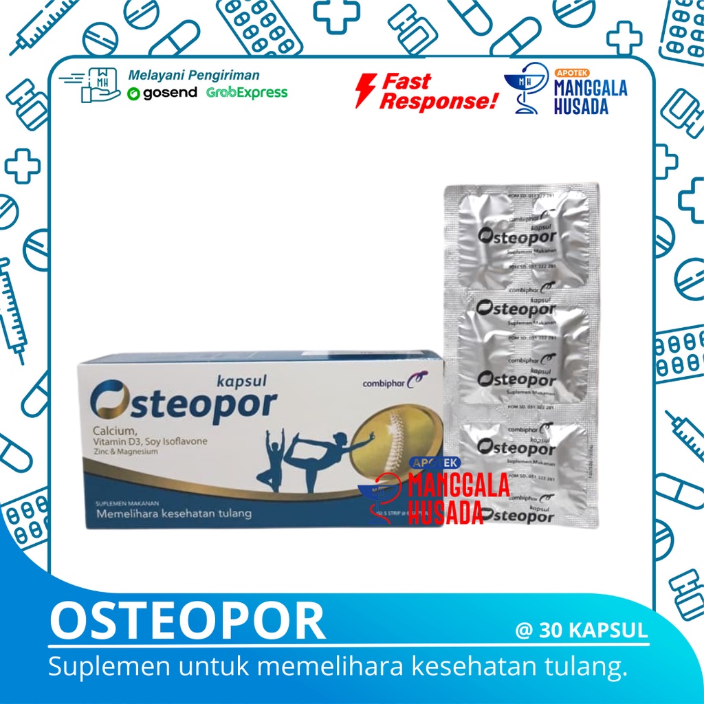 Jual OSTEOPOR SUPLEMEN KESEHATAN TULANG @ 30 KAPSUL | Shopee Indonesia