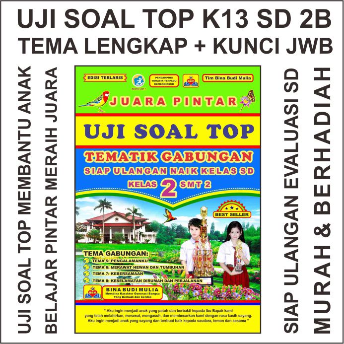 Jual Buku Uji Soal Top Hematop Kunci Jawaban Sd Kelas K Kumer Kurikulum Merdeka