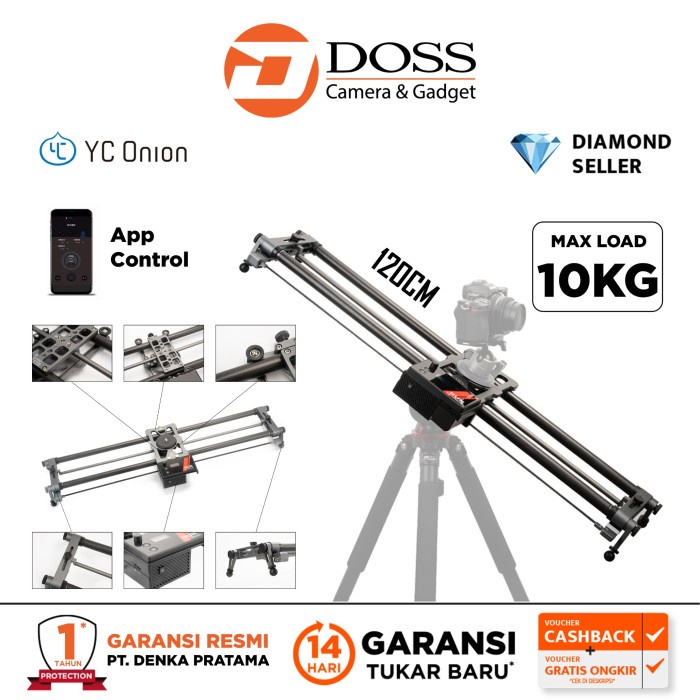 Jual YC ONION SLIDER CAMERA 120CM HOT DOG SLIDER 3.0 / SLIDER KAMERA