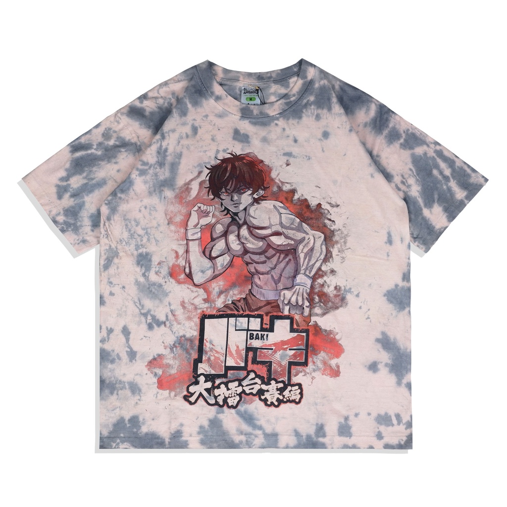 Jual Kaos Baki Anime Baju Baki Oversize Wash T Shirt Baki Tie Dye Kaos Tie Dye Shopee Indonesia