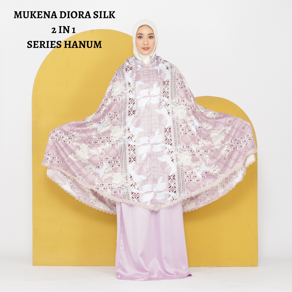 Jual Mukena Dewasa Armani Silky Premium 2in1 Series 2 Renda Mewah