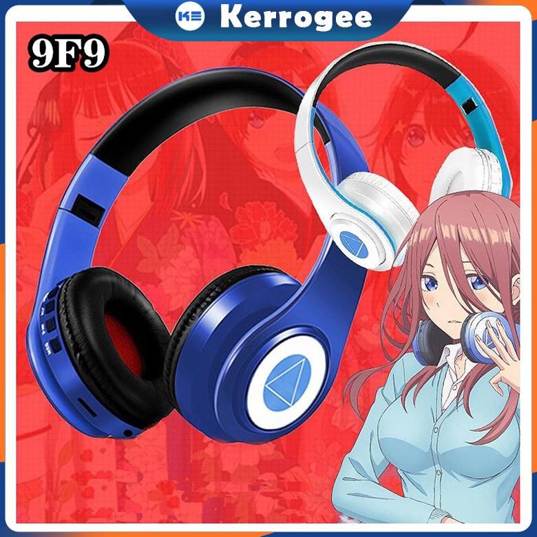 Jual Anime Headset Headphone Bluetooth Headset Musik Gaming Dengan Mic 