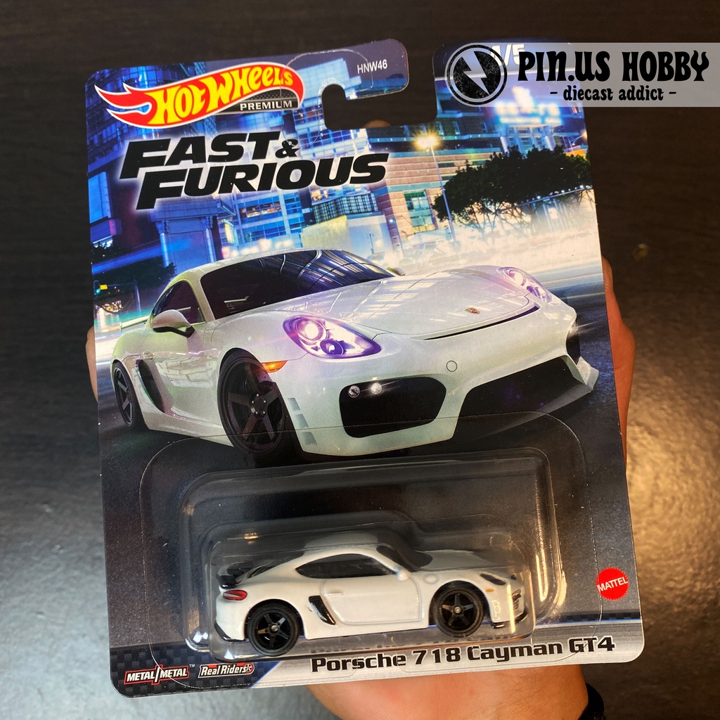 Jual HOTWHEELS PREMIUM PORSCHE 718 CAYMAN GT4 FAST AND FURIOUS 2023 ...