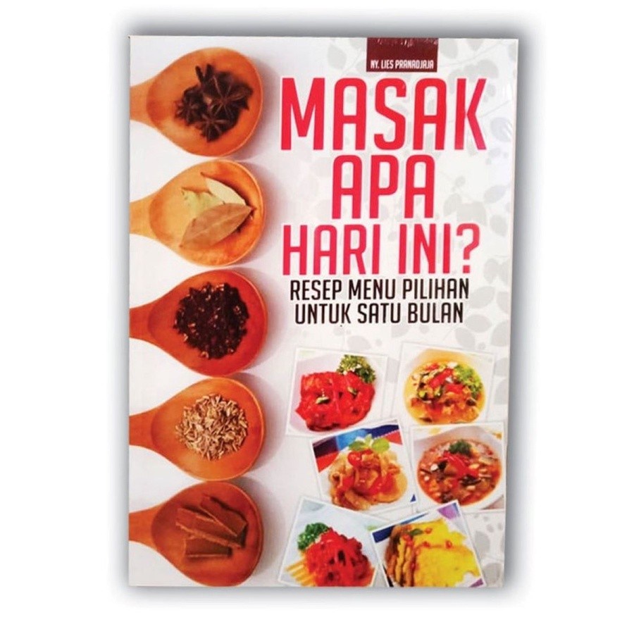 Jual Buku Masak Apa Hari Ini? Resep Menu Pilihan Untuk Satu Bulan ...