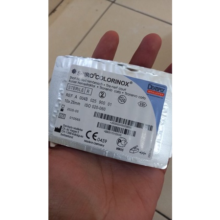 Jual Endo jarum ekstirpasi / Barbed broach dentsply spiro colorinox ...