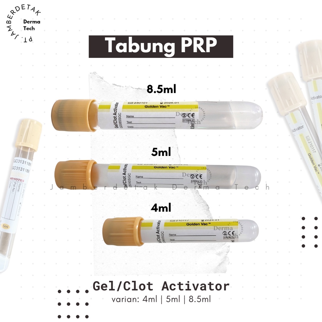 Jual tabung prp 5 ml gel cloth activator | Shopee Indonesia
