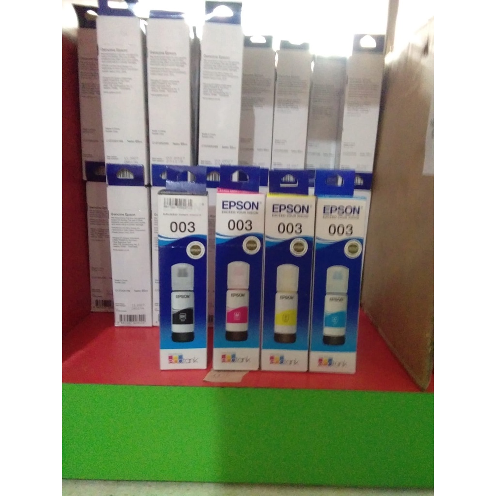 Jual Tinta Epson Black Cyan Magenta Yellow Original Shopee Indonesia