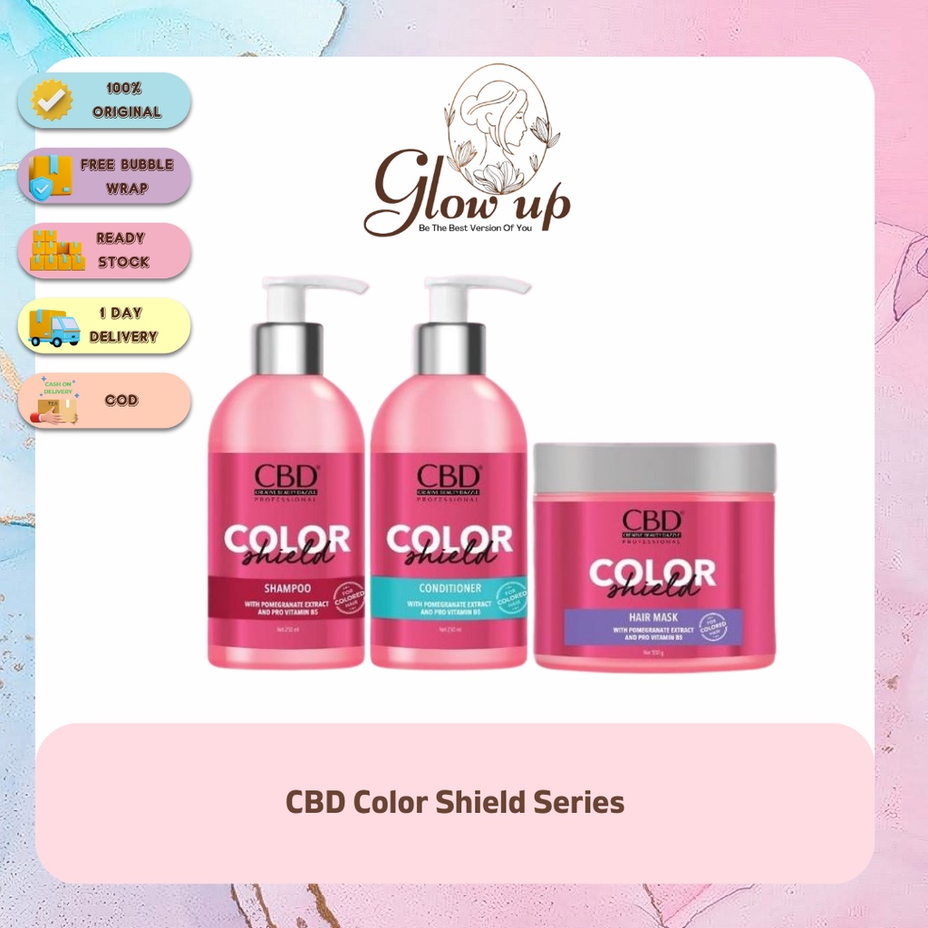 Jual CBD Color Shield Series Daily Treatment Repair Package Hair ...