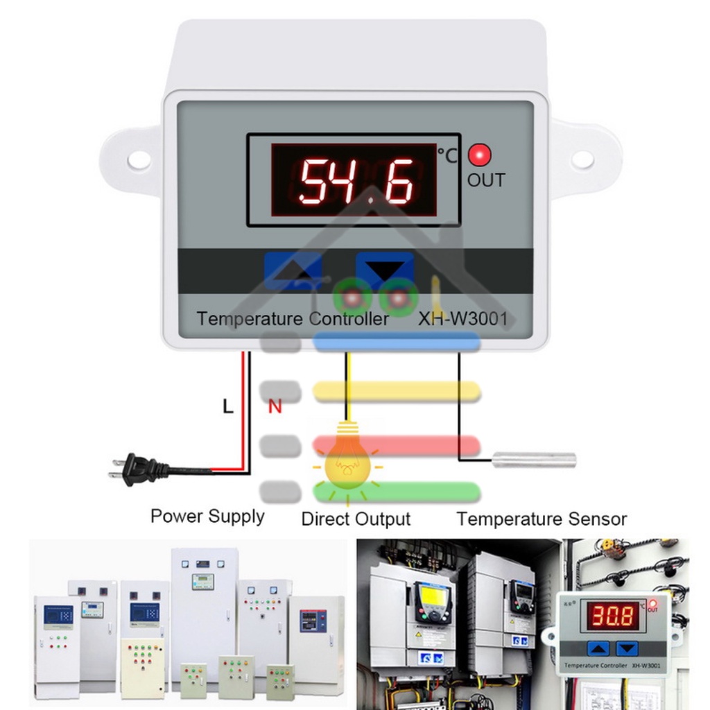 Jual Digital Thermostat Xh W3001 Temperature Pengatur Suhu Otomatis 24v240w Shopee Indonesia 7889