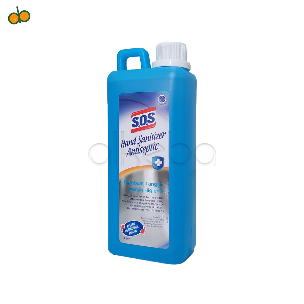 Jual Sos Hand Sanitizer Antiseptic Refill 1 Liter Handsanitizer Cair