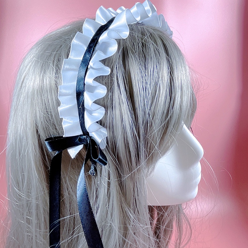 Jual HBMA lolita maid classic headband bando cosplay pelayan anime ...