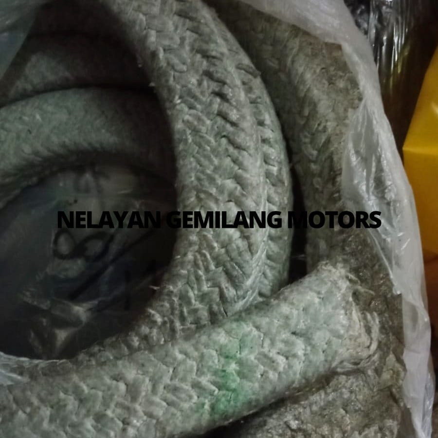 Jual Gland Packing Asbestos/Rames Packing Putih Inch 1 Meter Ukuran 1/4 ...