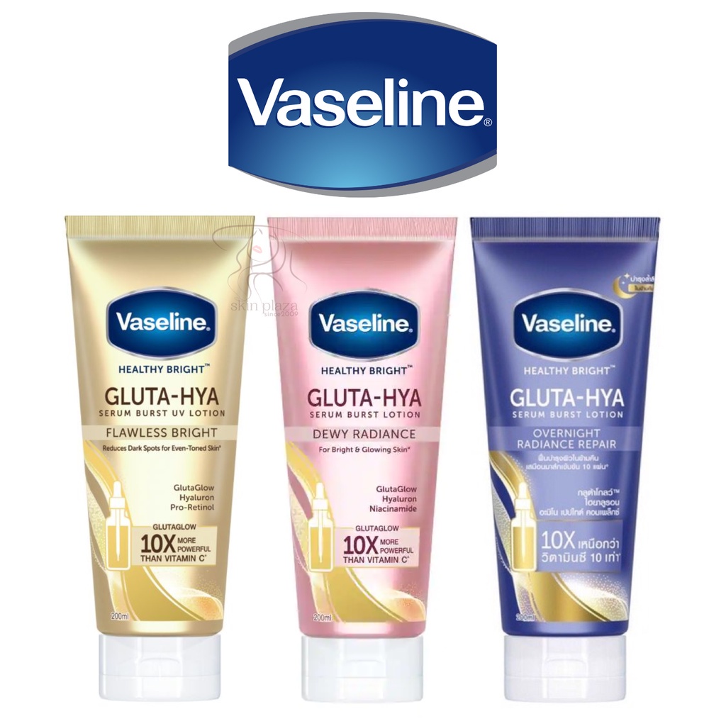 Jual Vaseline Gluta Hya Series 200 ml original Shopee Indonesia
