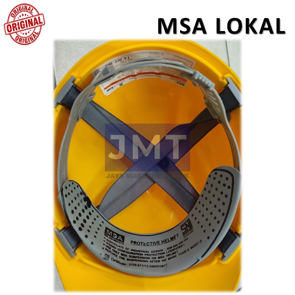 Jual Helm Safety Proyek SNI MSA LOKAL V-Gard Fastrack Atau Stazon ...
