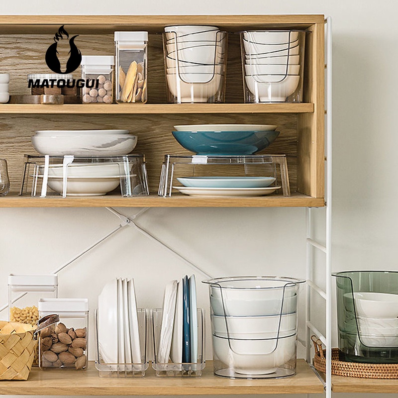 Jual MATOUGUI - Plate and Bowl Organizer Tempat Organizer Tempat ...