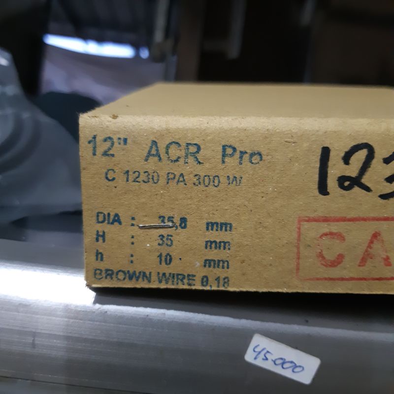 Jual spol speaker acr pro 12 inch spul acr pro 12 inch | Shopee Indonesia