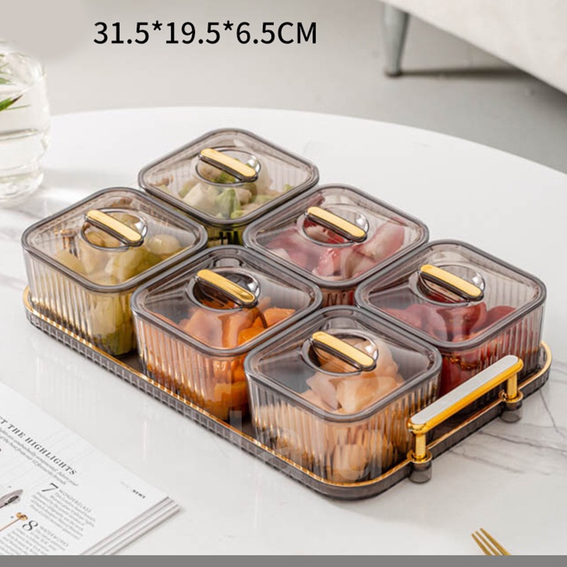 Jual HALU Mangkok Side Dish Appetizers 6 Set Tempat Saji Snack Cemilan