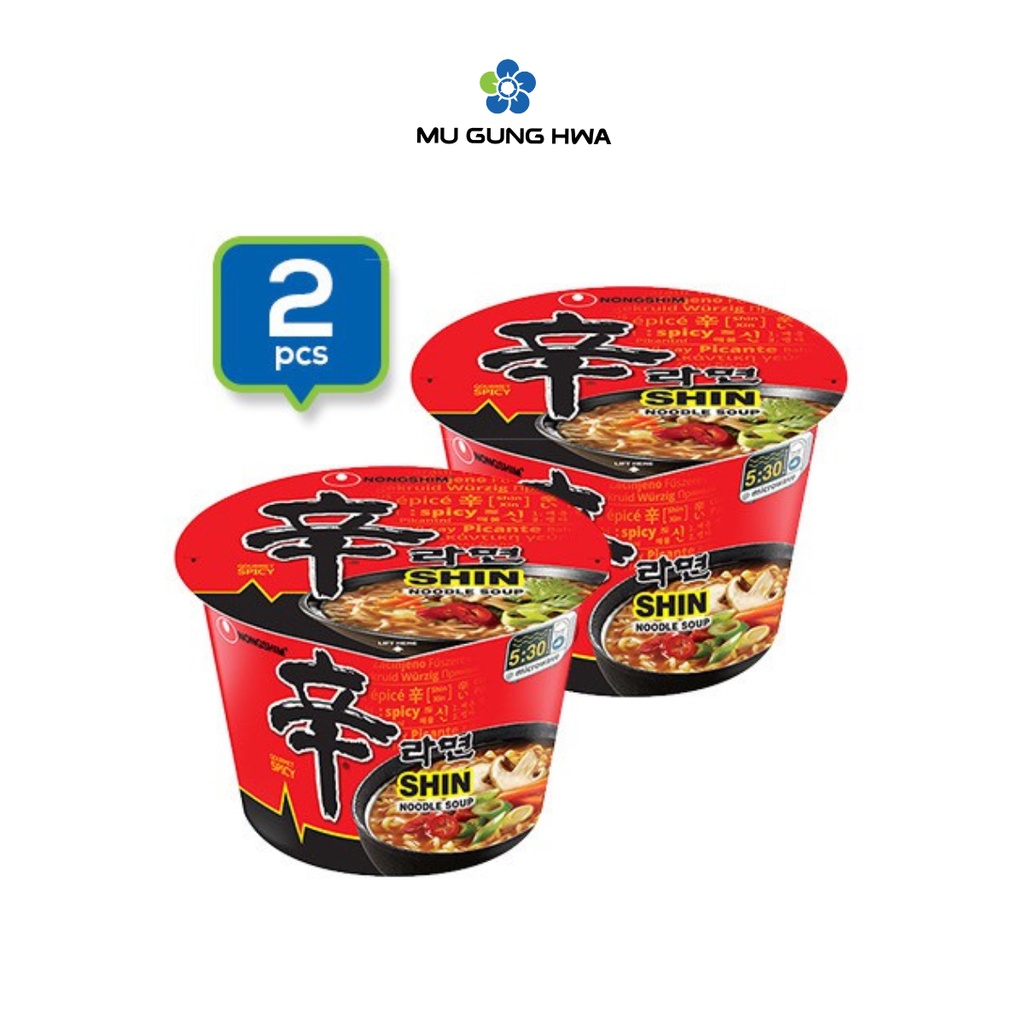 Jual Nongshim Shin Noodle Soup Ramyun Bowl 114g/2pcs | Shopee Indonesia