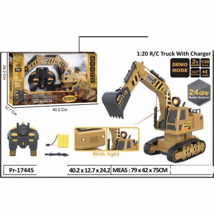 Jual RC TRUCK DIGGER 6811L SUPERIOR - REMOTE CONTROL EXCAVATOR BEKO ...
