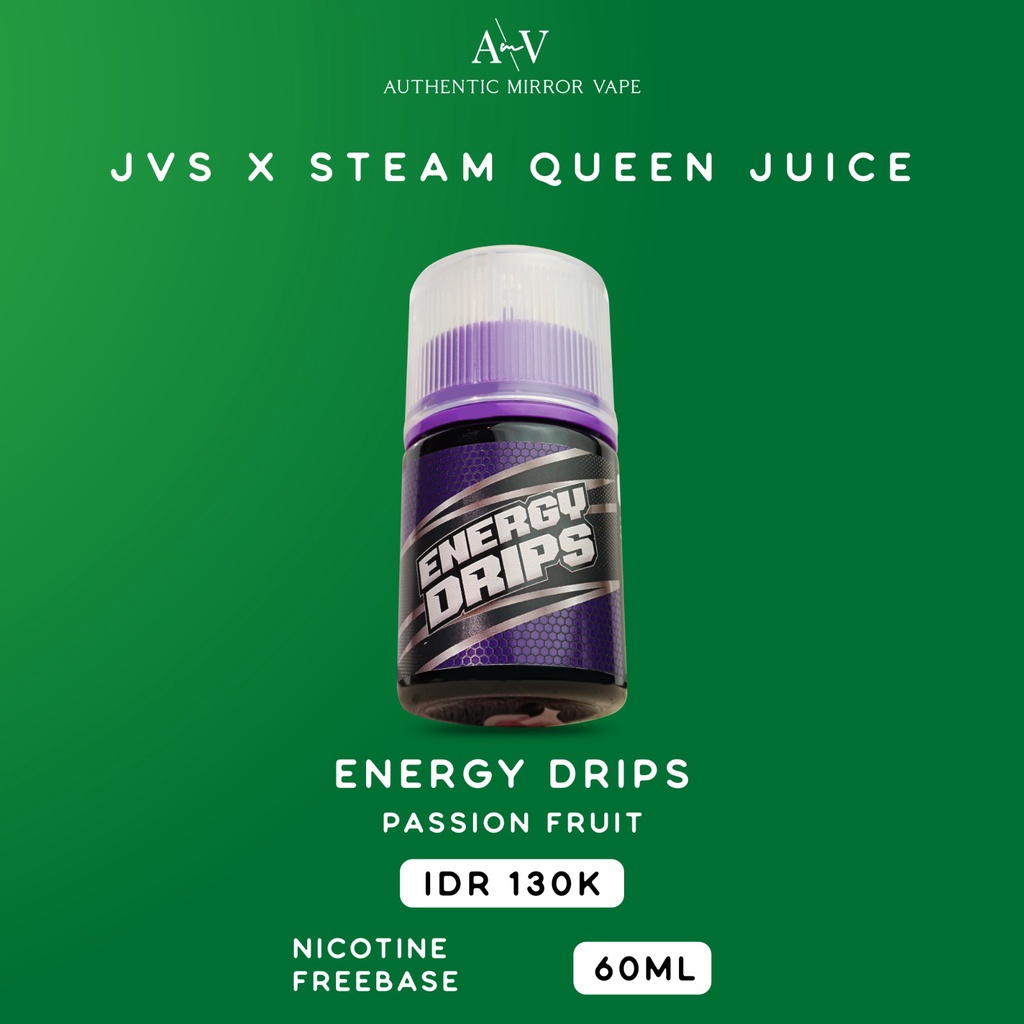 Jual Energy Drips V1 Passion Fruit 60ML by JVS x Steam Queen Juice LF