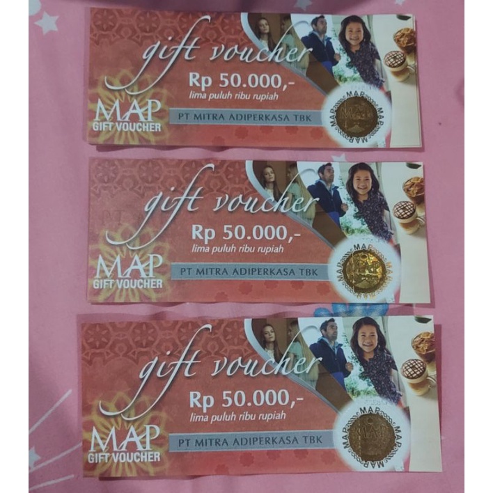 Jual Gift Voucher MAP Nominal 50.000 | Shopee Indonesia