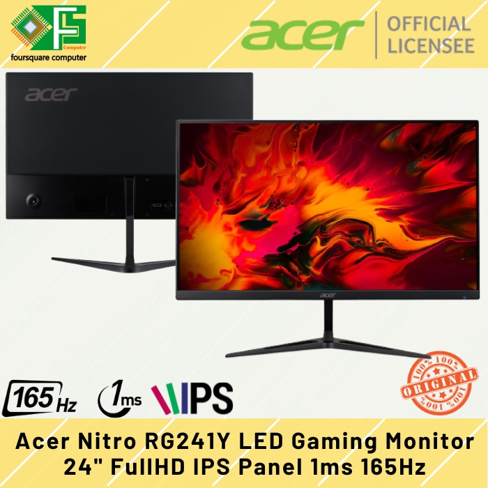 Jual LED Gaming Monitor 24 Inch Acer Nitro RG241Y FullHD IPS Flat Panel ...