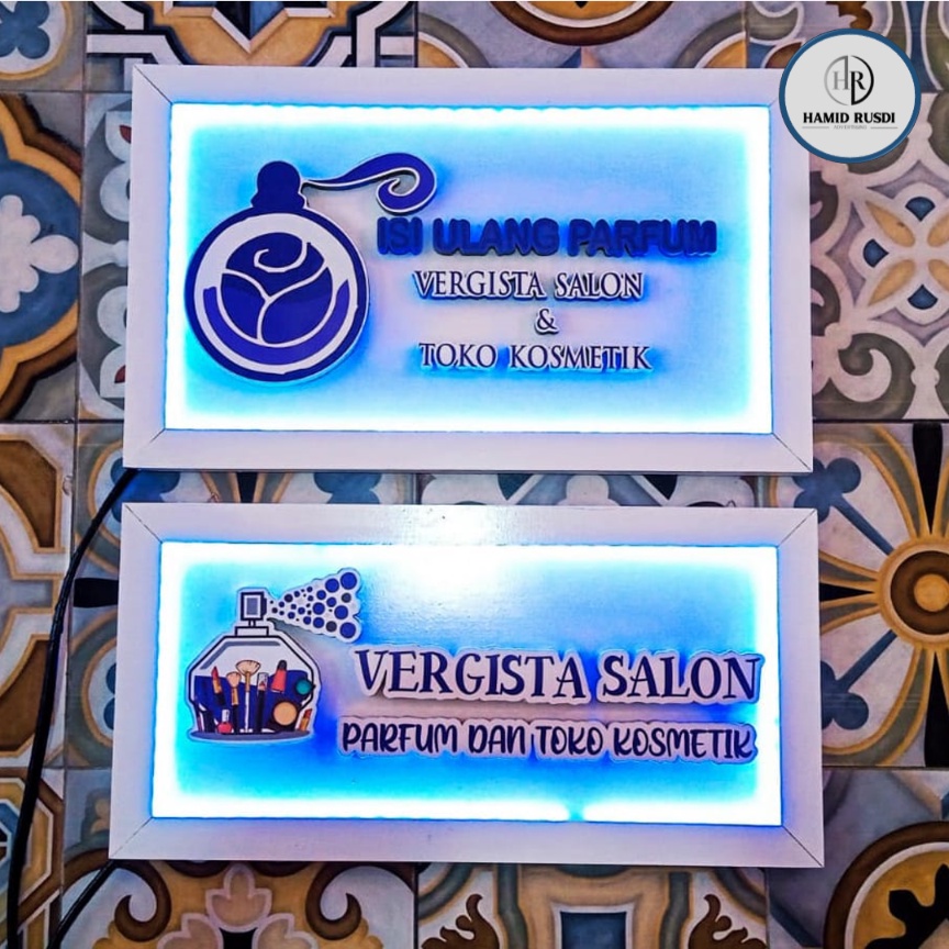 Jual Logo Timbul LED Custom Logo Kayu LED Timbul/ Costum Logo Kayu ...