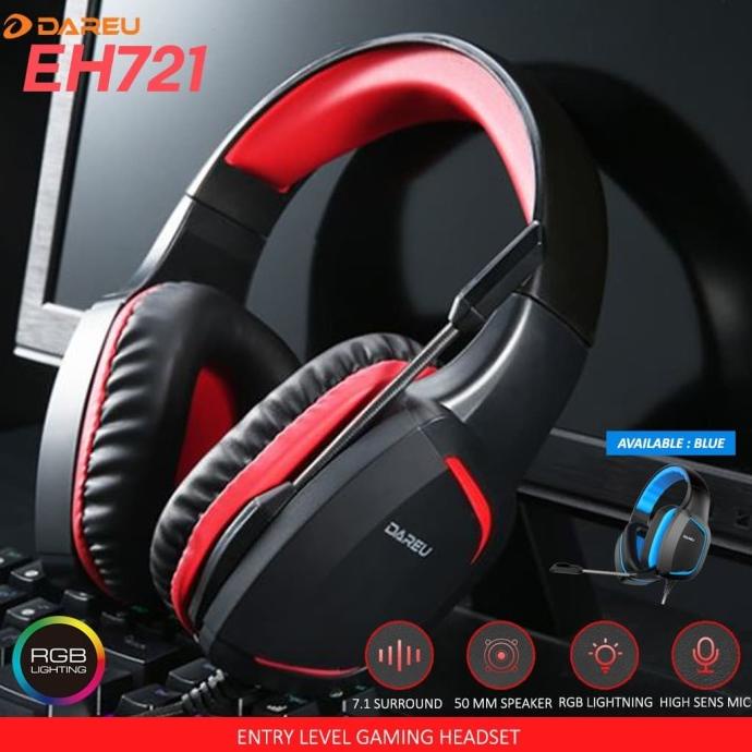 Jual Dareu EH721 RGB Entry Level Gaming Headset Shopee Indonesia