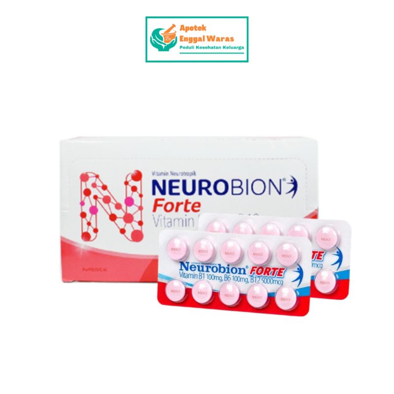 Jual NEUROBION FORTE 1 STRIP ISI 10 TABLET / NEUROBION PINK UNTUK KEBAS ...