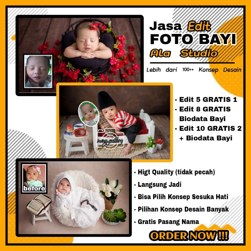 Jual JASA EDIT FOTO BAYI NEWBORN (Softfile/tanpa cetak) | Shopee Indonesia