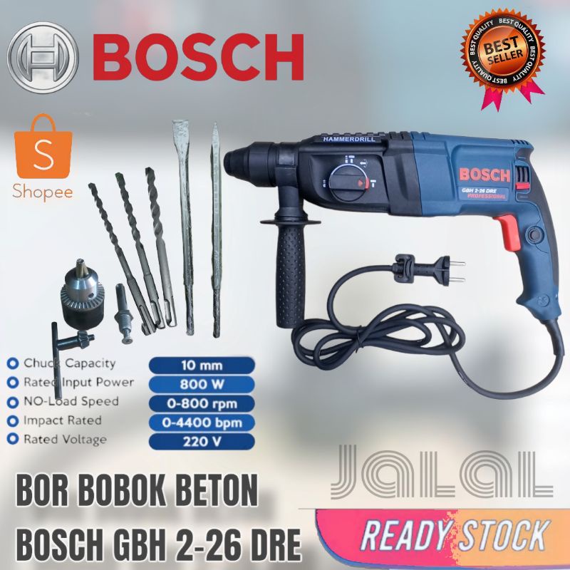 Jual BOR DRILL BOSCH GBH 2-26 DRE MURAH (BARU DAN BEKAS) BERKUALITAS ...