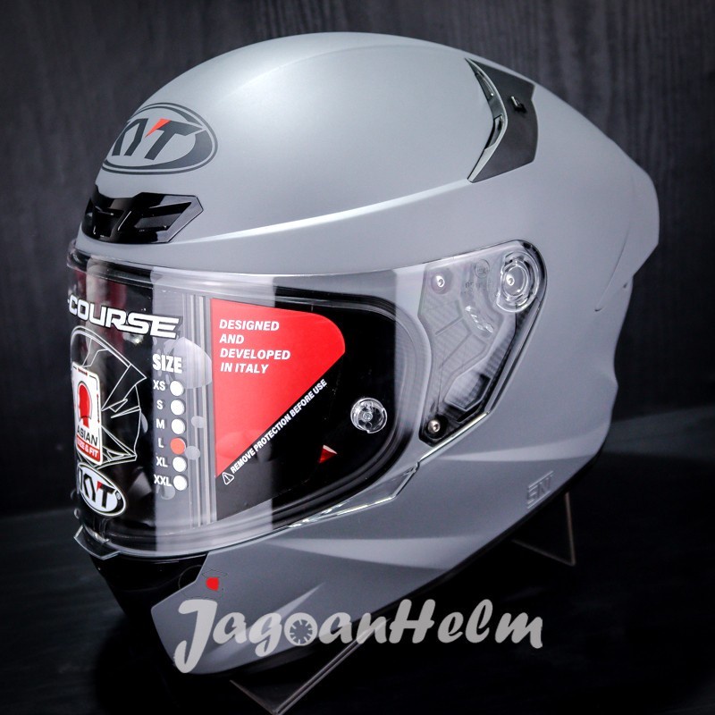 Jual KYT HELM TT COURSE SOLID | MATT GORILA | TTCOURSE | Shopee Indonesia