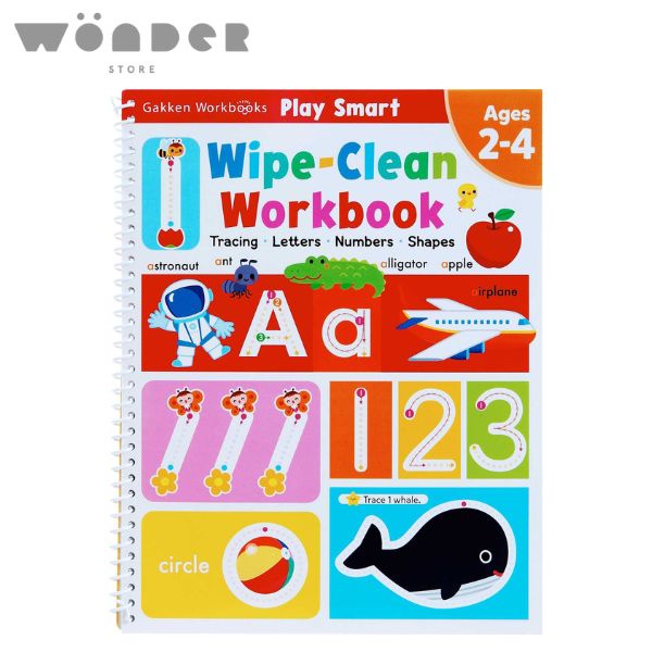 Jual Gakken Play Smart WipeClean Workbook Ages 24 Tracing, Letters
