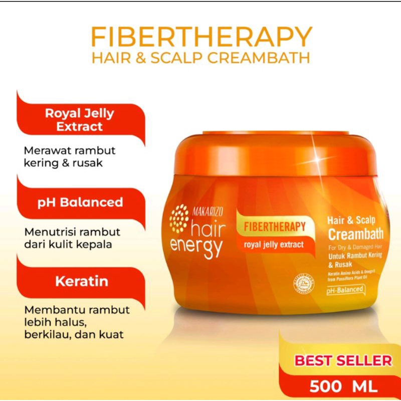 Jual Makarizo Hair Energy Hair Scalp Creambath Royal Jelly 500gr