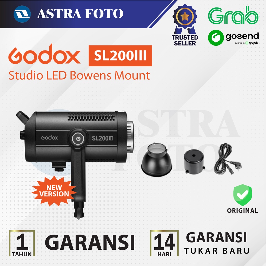 Jual Godox SL200II Studio LED Bowens Mount SL200 II SL 200 II SL200w II ...