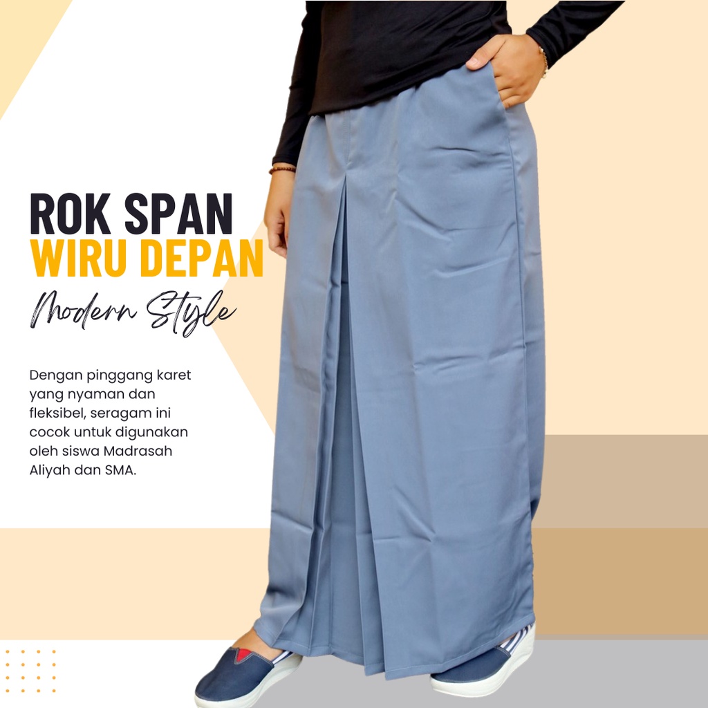 Jual Seragam Sekolah Rok Span Panjang untuk Madrasah Aliyah dan SMA ...