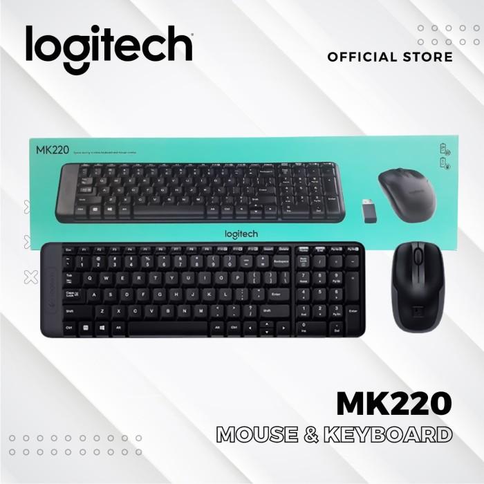 Jual Logitech MK220 / MK 220 WIRELESS COMBO Mouse and keyboard | Shopee ...