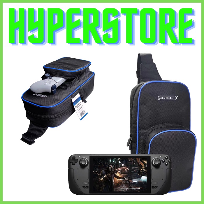 JSAUX Sling Bag For Steam Deck OLED, ROG Ally X - EVA Hard Shell Crossbody Bag With Docking Station Storage