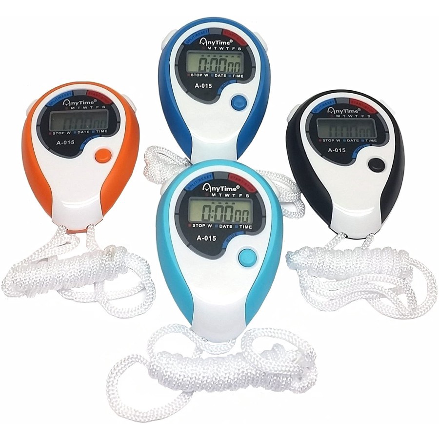 Jual Stopwatch Anytime 6191A015 Jam Pencatat Waktu Alat Ukur Waktu Hitung Cepat Olahraga Date