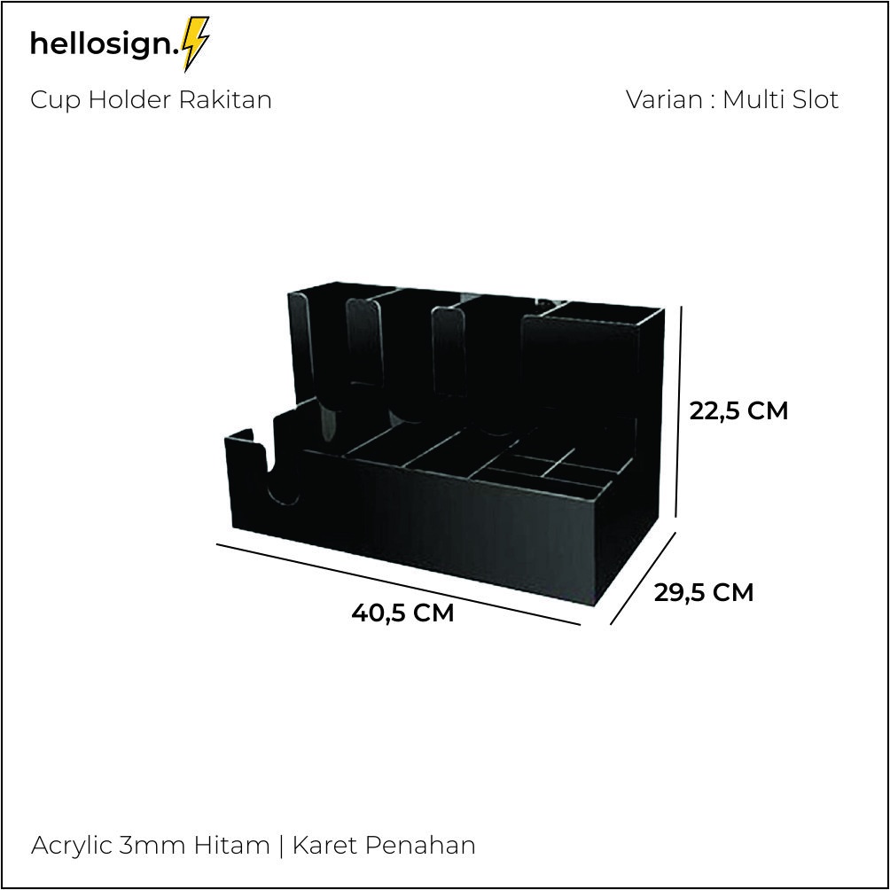 Jual RAK | RACK | DISPENSER | ORGANIZER PAPER CUP 12 SLOT MULTI ...