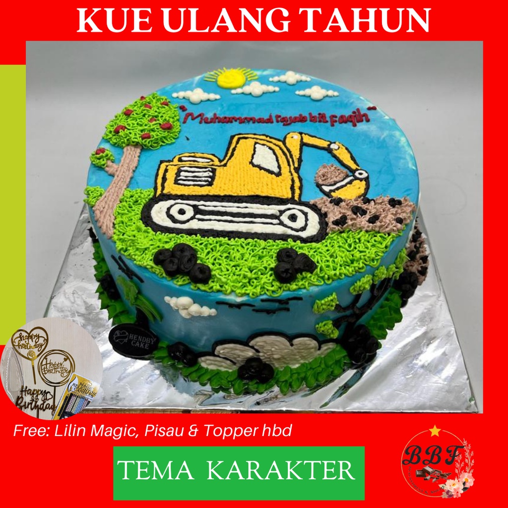 Jual Kue Ulang Tahun Karakter 24 / Kue Ultah Karakter 30 / Korean Cake