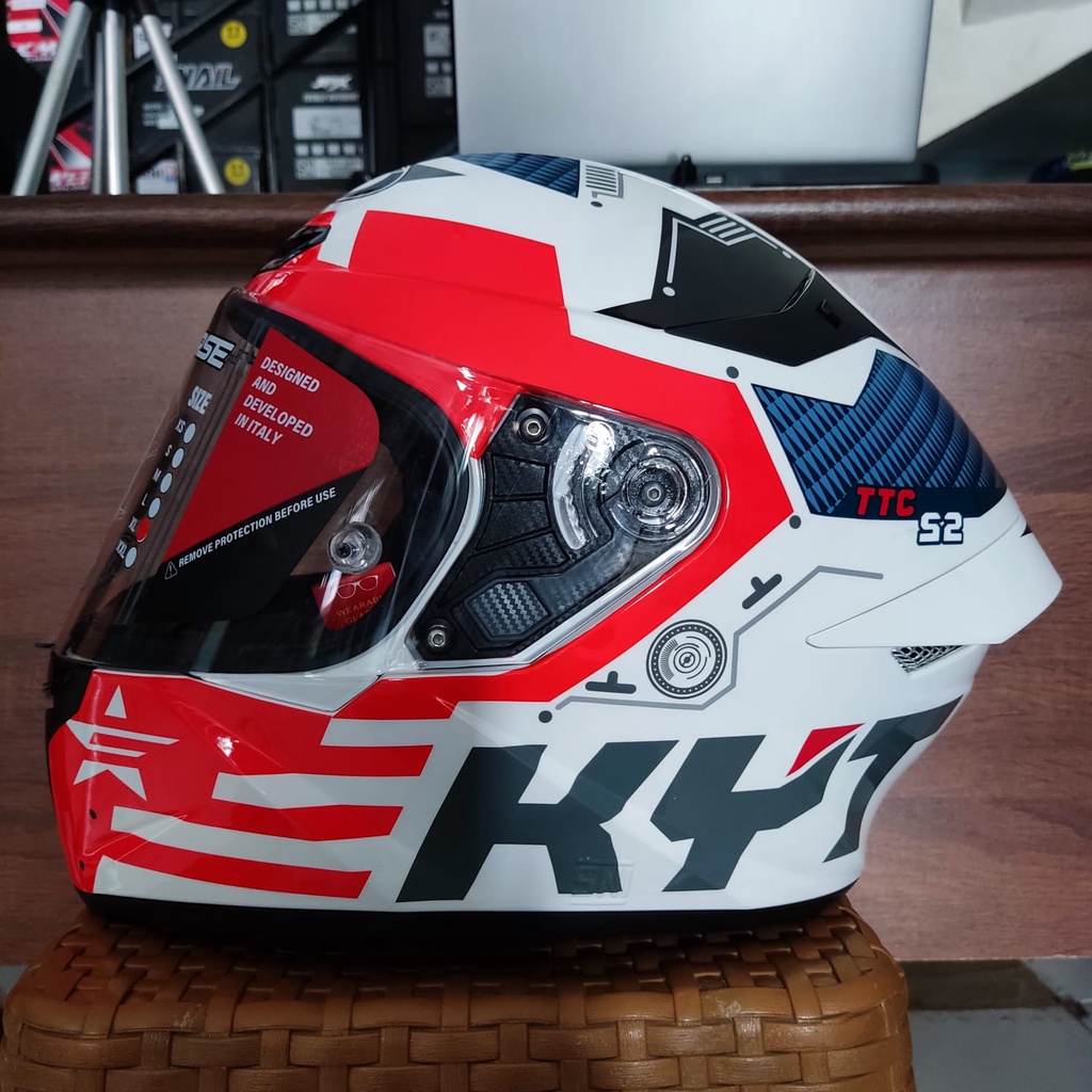 Jual Helm Kyt Tt Course Fuselage Red Full Face Kyt Tt Course Shopee