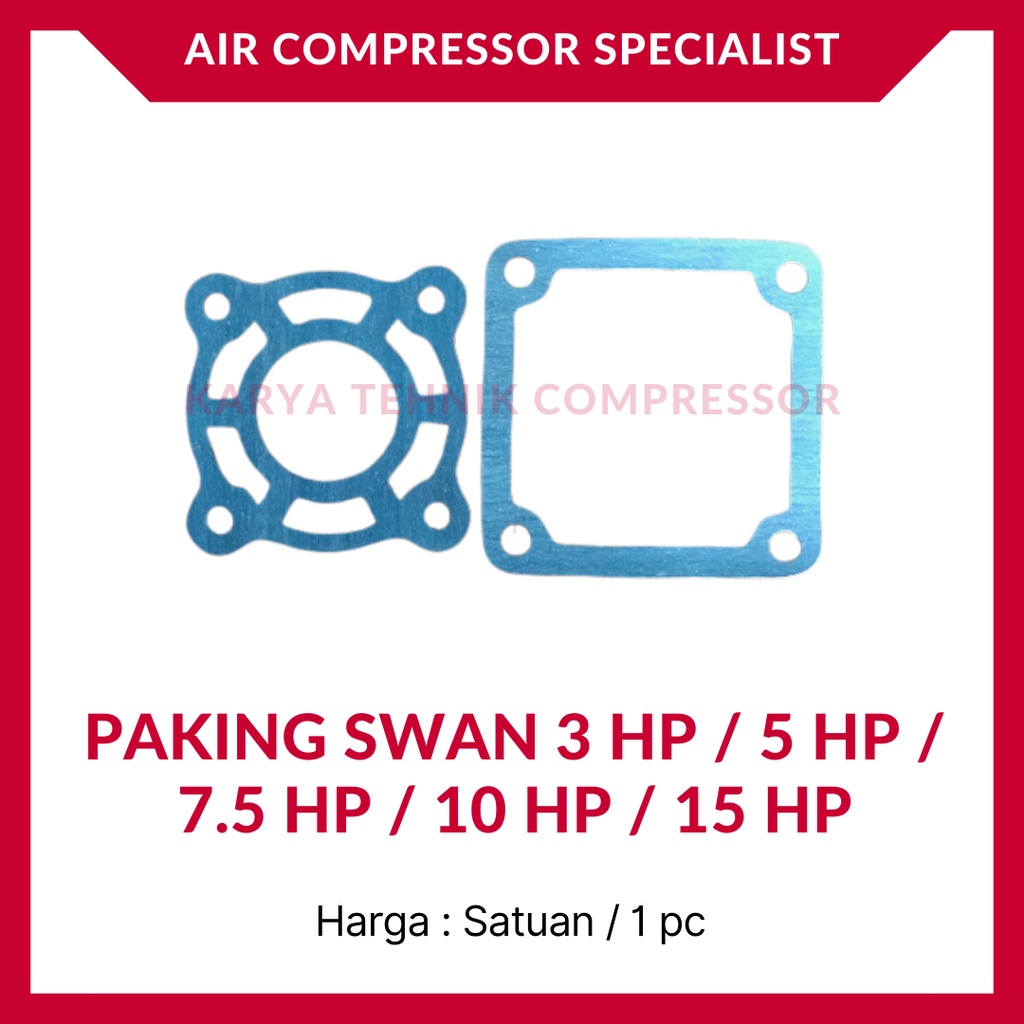 Jual Paking Packing Gasket Kompresor Udara Swan Hp Hp Hp