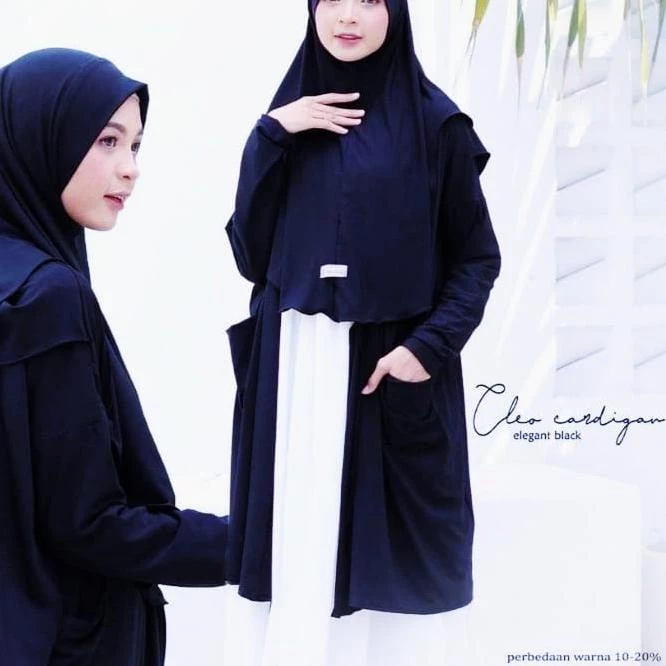 2 IN 1 HIJAB CARDIGAN