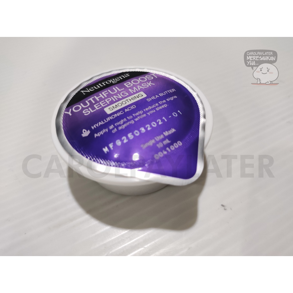 Jual Neutrogena Sleeping Mask YOUTHFUL BOOST [SMOOTHING] Single