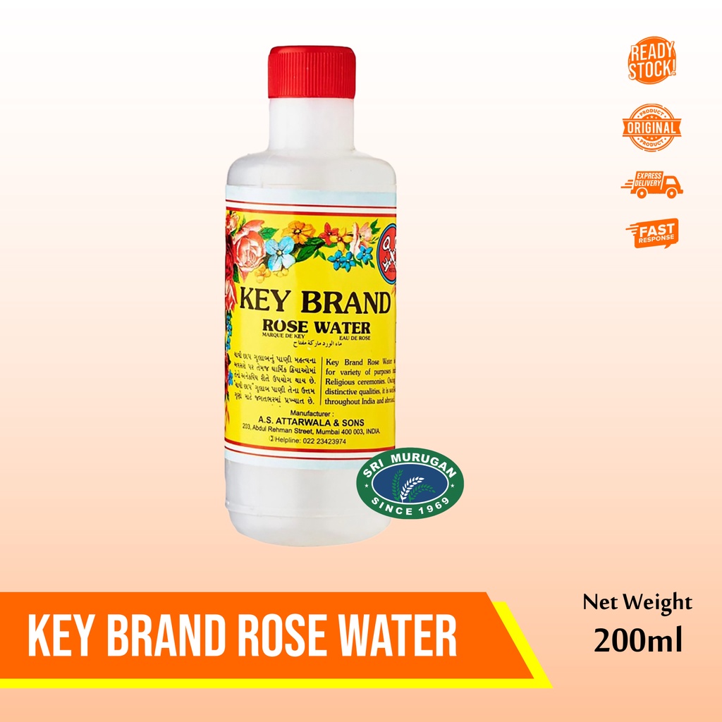 Jual KEY BRAND ROSE WATER 200ml Shopee Indonesia