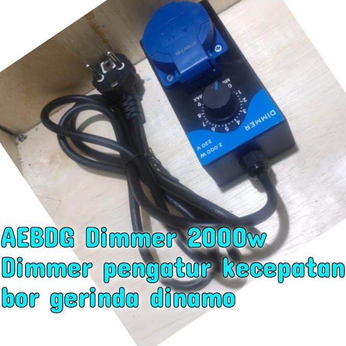 Jual Harga Murah.. SCR DIMMER 2000W 2000 WAT / DIMMER AC 2000 WAT PENGATUR KECEPATAN DINAMO