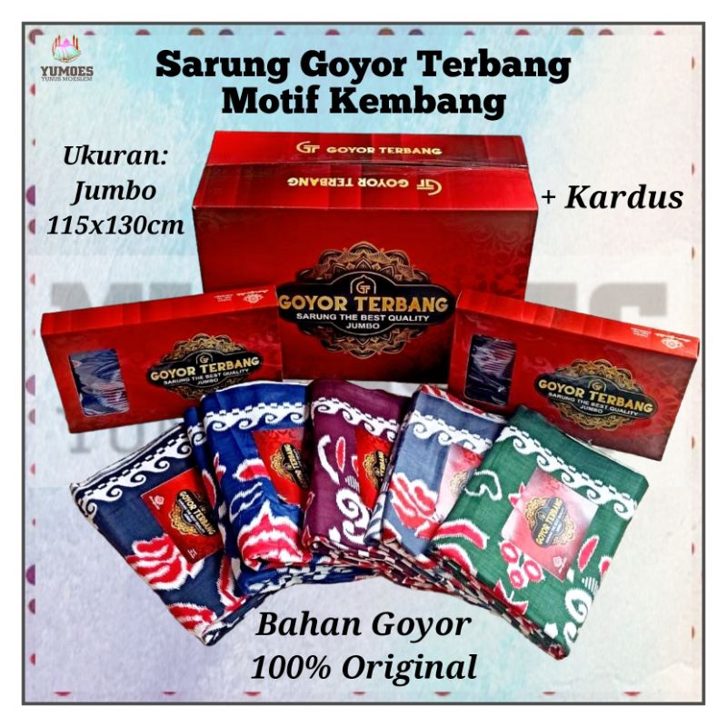 Jual Sarung Goyor Terbang Diamond Kembang Original Bahan Goyor | Shopee ...
